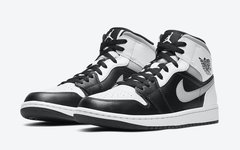 有点“影子灰”气质！全新 Air Jordan 1 Mid “White Shadow” 配色曝光！