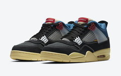 月底重磅！Union x Air Jordan 4 黑色版官图释出！