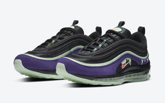 反光+夜光+炫彩设计！这双万圣节 Air Max 97 有点东西！