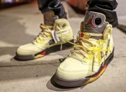 确定本月发售，Off-White x Air Jordan 5 “Sail”帅气十足