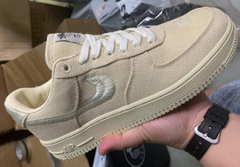 质感不俗，Stussy x Nike Air Force 1 Low细节近赏