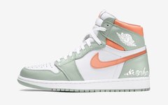 配色清新讨喜！小姐姐专属 Air Jordan 1 新品明年春季发售！