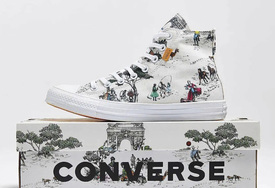 欧洲田园风格图案点缀！Union x Converse 联名首度曝光！