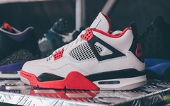 秋冬妥妥的穿搭利器，Air Jordan 4 “Fire Red”美图来袭