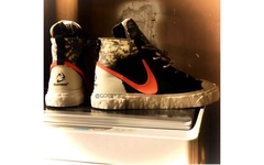 独特 Swoosh +溶解中底！ READYMADE x Nike Blazer Mid 联名首度曝光！