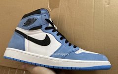 蓝绒面+白荔枝皮，Air Jordan 1 High OG新配色明年2月发售