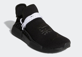 最近高人气联名！Pharrell x adidas NMD Hu 两款配色官图释出！