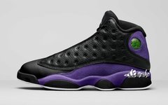 质感超高级的黑紫配色，Air Jordan 13 “Court Purple”明年发售