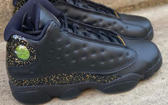 金色泼墨爱了！Air Jordan 13 全新 “Black Gold” 配色首次曝光，只可惜...