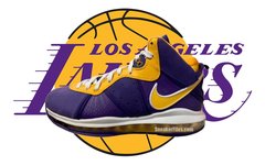 实物首次曝光！全新 Nike LeBron 8 “Lakers” 下月发售！