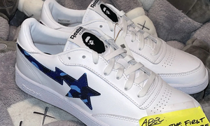 迷彩、猿人等经典元素点缀！A BATHING APE x Reebok Club C 联名曝光！