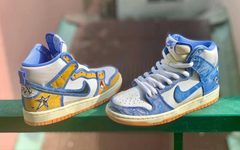 原来鞋面也可撕！Carpet Company x Nike SB Dunk High 细节太丰富了！