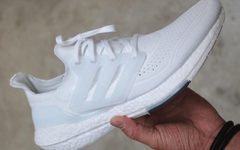 人气纯白配色！adidas Ultra Boost 2021“Triple White”即将市售！