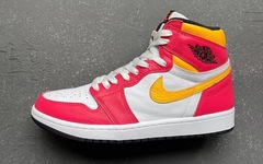 这配色你心动吗？Air Jordan 1“Light Fusion Red” 今年 6 月市售！