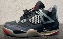 Off-White x Air Jordan 4 “Bred”再曝实物细节！要市售了？