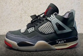 Off-White x Air Jordan 4 “Bred”再曝实物细节！要市售了？