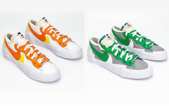 目前最完整实物照释出！Sacai x Nike Blazer Low 你种草了吗？