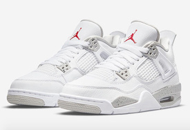 Air Jordan 4“White Oreo”首次曝光！有点“白水泥”的气质？