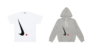 COMME des GARÇONS PLAY x Nike 联名服饰登场！