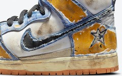 做旧效果绝了！“地毯公司” Carpet Company x Nike Dunk SB High 联名即将登场！