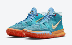 金色羽翼 Swoosh +埃及象形文字！Concepts x Nike Kyrie 7 联名首次曝光！