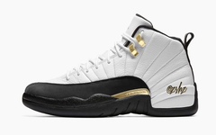 AJ12金扣全新版本，绒面鞋头质感不俗