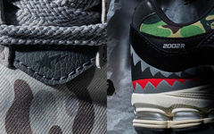 经典元素注入！ BAPE x New Balance 2002R 联名即将登场！