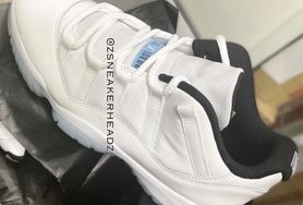 实物细节近赏！经典传奇蓝 Air Jordan 11 Low 四月发布！