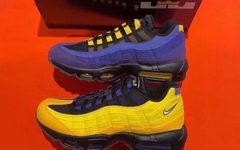 湖人配色！LeBron James x Nike Air Max 95 首度曝光！