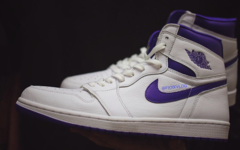 气质清爽质感细腻！全新 Air Jordan 1 “Court Purple”配色实物曝光！