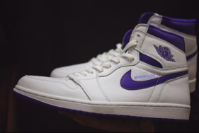 气质清爽质感细腻！全新 Air Jordan 1 “Court Purple”配色实物曝光！