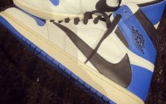 说超重磅不过分吧？Travis Scott x Fragment x Air Jordan 1 实物泄露！