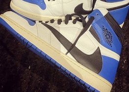 说超重磅不过分吧？Travis Scott x Fragment x Air Jordan 1 实物泄露！