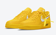 官图来了！Off-White x Nike Air Force 1“University Gold” 七月登场！