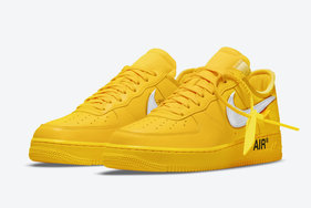 官图来了！Off-White x Nike Air Force 1“University Gold” 七月登场！