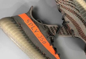 Yeezy 350 灰橙年底复刻！晚上看竟然还不同！