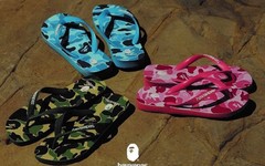 全新 HAVAIANAS x BAPE 联名系列人字拖即将发售！