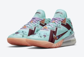 全新 Nike LeBron 18 Low “Floral” 官图曝光！