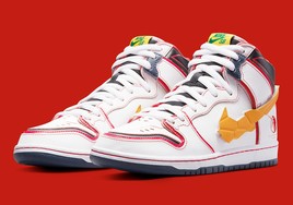 全新联名 高达 x Dunk SB 官图曝光！