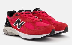 全新 New Balance 990v3 “Red Suede” 官图曝光！