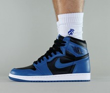 全新 Air Jordan 1 High OG “Dark Marina Blue”  实物上脚图曝光！