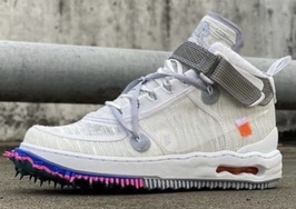 全新 OFF-WHITE x Air Force 1 Mid 实物图曝光！