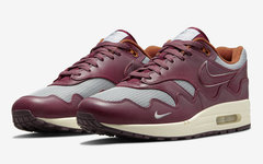 全新 Patta x Nike Air Max 1 “Rush Maroon” 官图曝光！