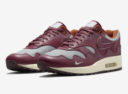 全新 Patta x Nike Air Max 1 “Rush Maroon” 官图曝光！