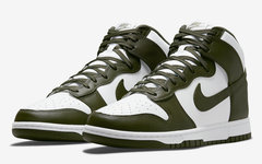 全新配色 Nike Dunk High “Cargo Khaki” 官图曝光！