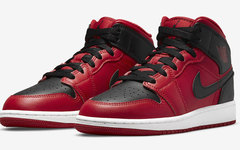 全新 Air Jordan 1 Mid “Reverse Bred” 官图曝光！