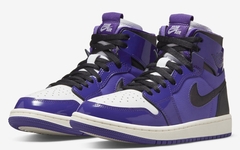 全新 Air Jordan 1 Zoom CMFT “Purple Patent” 官图曝光！