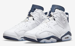 全新复刻 Air Jordan 6 “Midnight Navy” 官图曝光！