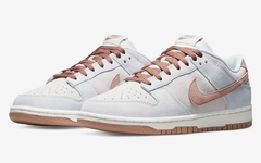 全新配色 Nike Dunk High “Fossil Rose” 官图曝光！