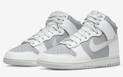 全新白灰 Nike Dunk High 官图曝光！